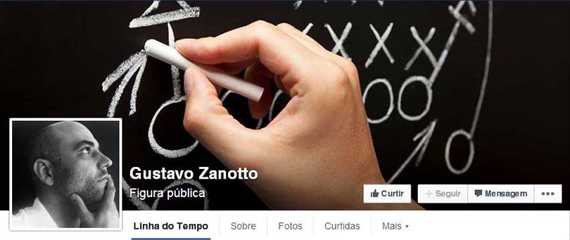 Página do Facebook Gustavo Zanotto