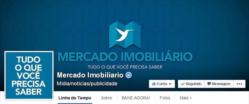 Página Facebook Publicidade Imobiliária